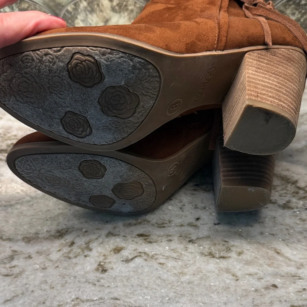 Carlos Santana Suede Fringe Ankle Booties  western  festival Coachella western🦋 - Picture 5 of 6